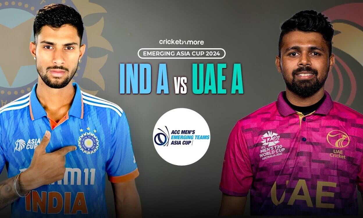 INDA vs UAE Dream11 Prediction Match 8, ACC Mens T20 Emerging Teams