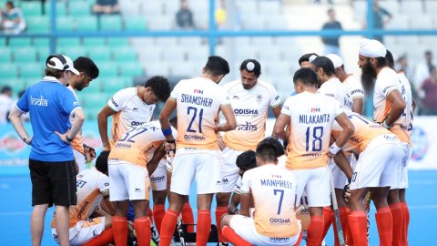 India lose 2-0 to Germany in first match of bilateral hockey series in New Delhi. Photo credit: Hock