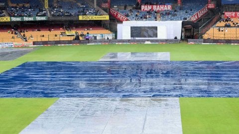 INDvNZ, 1st Test: Day 1 play called off due to rain in Bengaluru