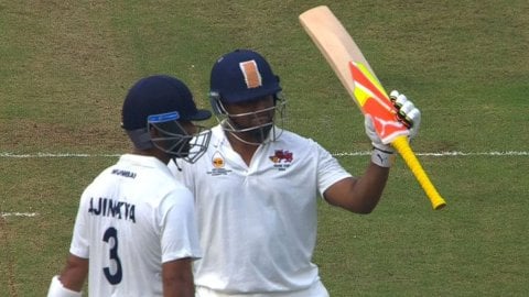 Irani Cup 2024: Rahane, Sarfaraz stabilize Mumbai innings to reach 237/4 on Day 1