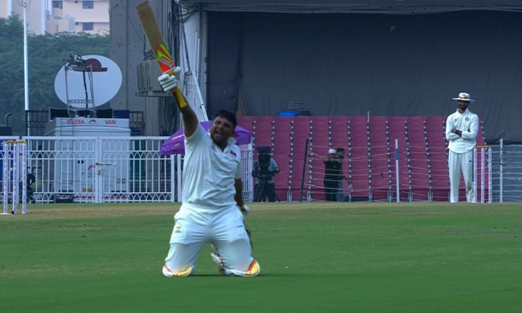 Irani Cup 2024: Sarfaraz's brilliant double ton helps Mumbai to massive 536/9 vs RoI on Day 2