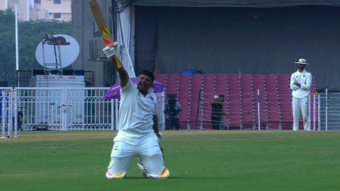 Irani Cup 2024: Sarfaraz's brilliant double ton helps Mumbai to massive 536/9 vs RoI on Day 2