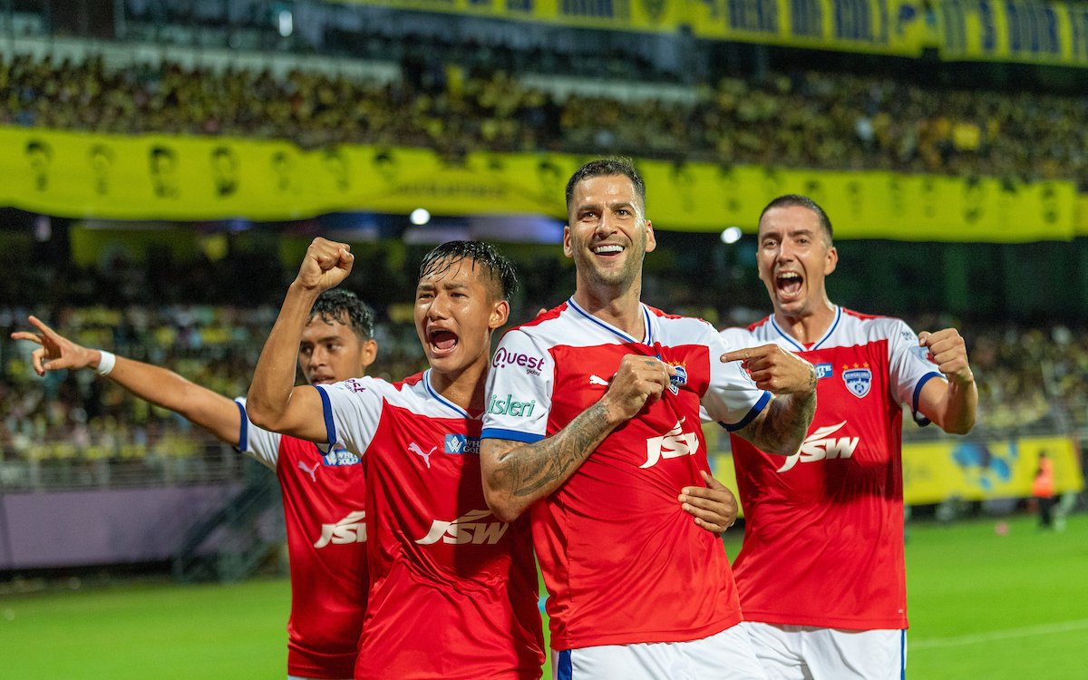 ISL 202425 Bengaluru FC Triumph 31 Over Kerala Blasters To Shine In