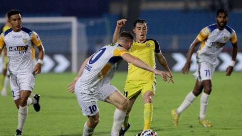 ISL 2024-25: Hyderabad FC play gruelling draw with Chennaiyin FC; bag first point of season