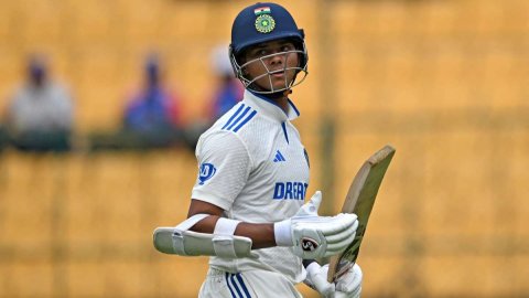 YASHASVI JAISWAL BECOMES THE FIRST INDIAN TO COMPLETE 1000 RUNS IN TESTS IN 2024