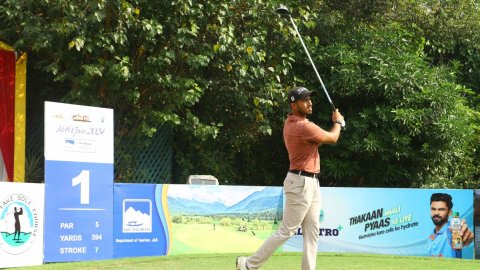 J&K Open 2024: Baisoya, Bhattacharya share honours after round one