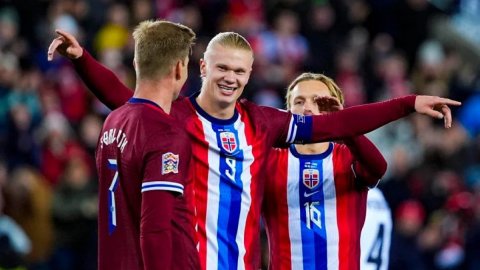 Nations league: Haaland becomes Norway's leading scorer in win over Slovenia