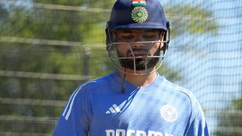 New York: India players during a training session for the T20 World Cup