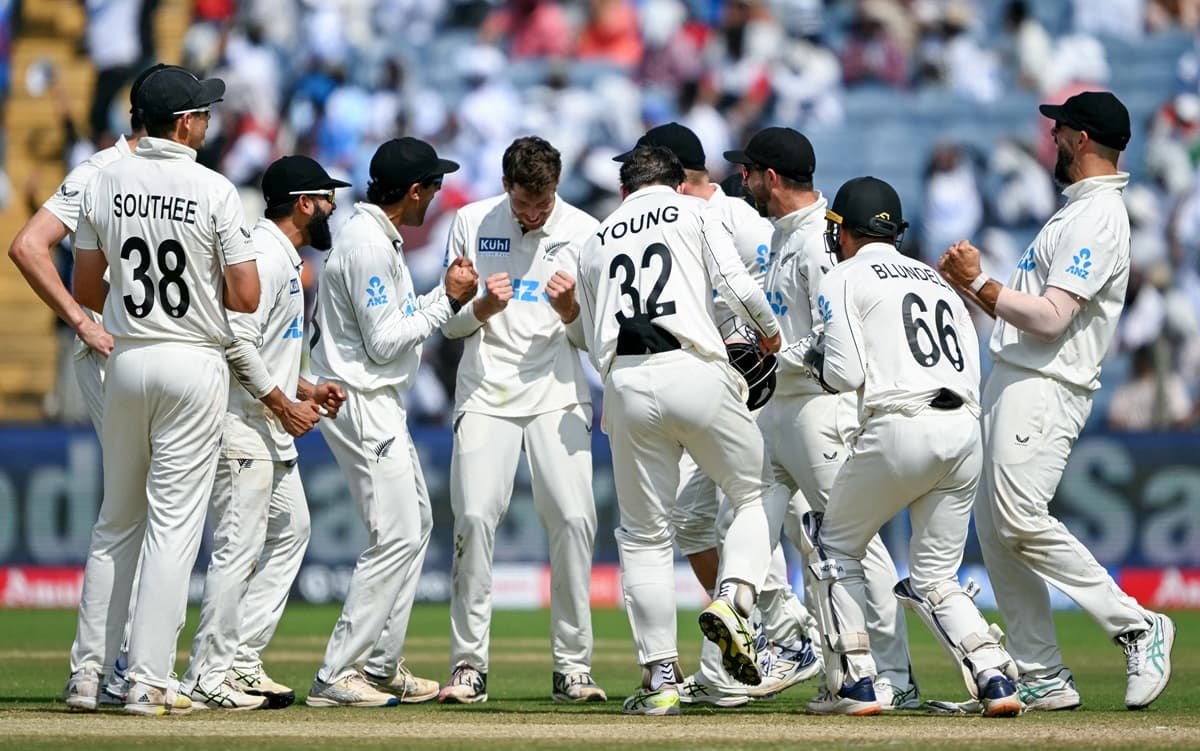 New Zealand Win Test Series In India For First Time
