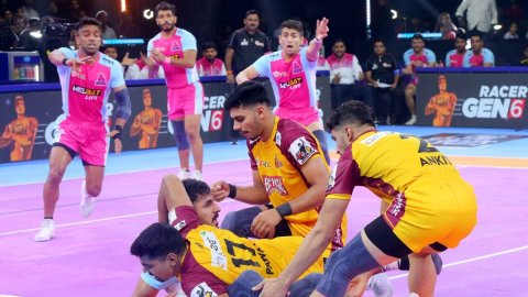 PKL Season 11: Outstanding Arjun Deshwal leads Jaipur Pink Panthers to huge win over Telugu Titans