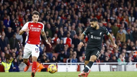 Premier League: Arsenal and Liverpool share spoils in fiery 2-2 draw