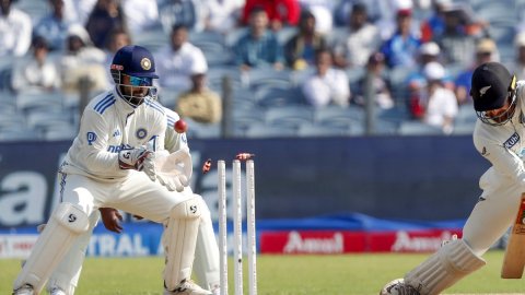 Pune: Day 3 of the second cricket Test match between India and New Zealand