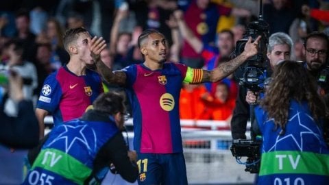 Raphinha scores hat-trick in 100th appearance for Barca