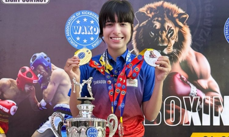 'Rebellious kid' Shraddha Rangarh, aspiring cricketer turned martial artist, bags 4 medals at WAKO W