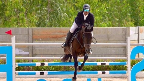 Surya Aditya,18, wins silver for India on Day 1 of Asian Equestrian Federation Cup - Youth