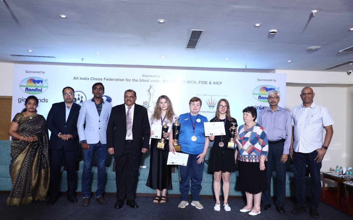 Ukraine, Poland Shine At IBCA World Chess Championship For The Blind On