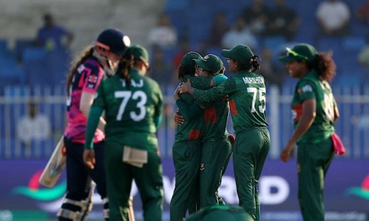 Women’s T20 WC: Bowlers star in Bangladesh’s maiden tournament win over debutants Scotland