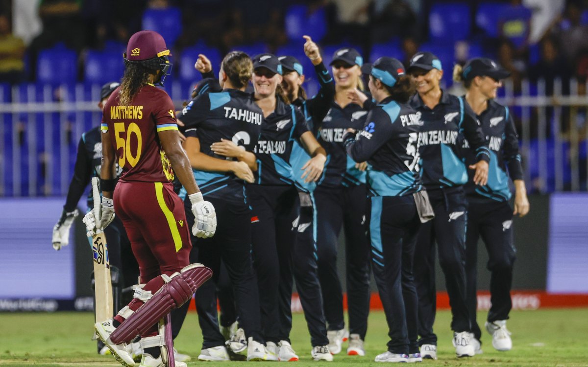 Women’s T20 World Cup New Zealand Defeat West Indies In Lowscoring