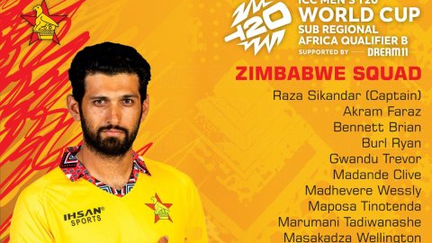 Zimbabwe name two uncapped players in squad for Men's T20 WC regional qualifier