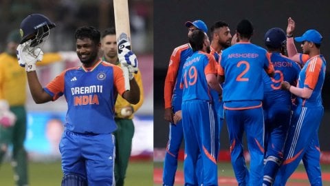 1st T20I: संजू सैमसन और स्पिनर्स के दम पर भारत ने साउथ अफ्रीका को 61 रन से दी मात 