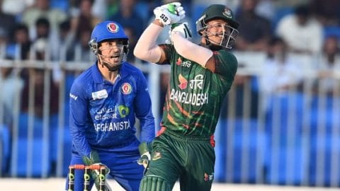 AFG vs BAN, 2nd ODI: நஜ்முல் ஹொசைன் அரைசதம்; ஆஃப்கானுக்கு 253 ரன்கள் இலக்கு!