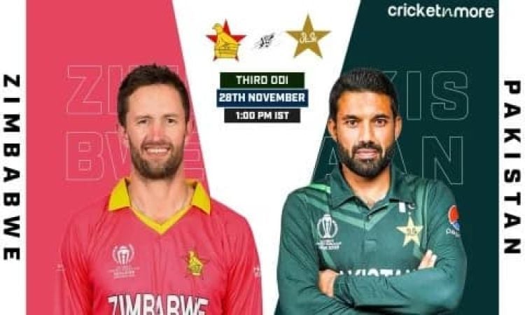 ZIM vs PAK 3rd ODI: पाकिस्तान ने टॉस जीतकर चुनी बल्लेबाज़ी, यहां देखें दोनों टीमों की प्लेइंग XI