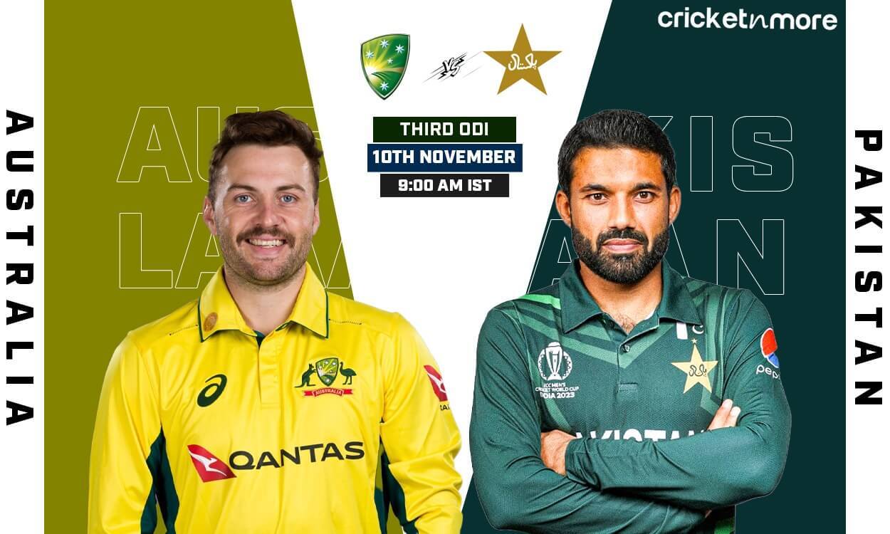 AUS vs PAK Dream11 Prediction 3rd ODI, Pakistan tour of Australia ODI