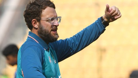 Bengaluru : Australian Players During A Practice Session Ahead Of Their ICC World Cup Match