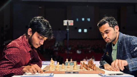 Chennai Grand Masters 2024: GM Aravindh Chithambaram inflicts first defeat of the tournament on Arju