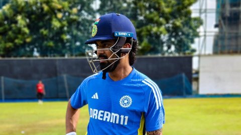 Colombo: India's Player's during a net session at R Premadasa Stadium