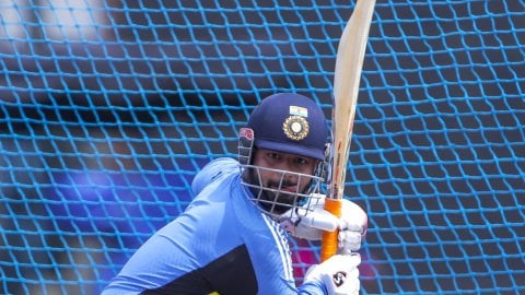 Colombo: Players of India during a practice session ahead of the third ODI match against Sri Lanka