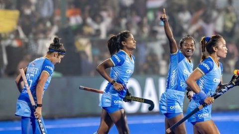 Defending champion India defeat Japan 2-0 to set up final against China in the Bihar Women’s Asian C