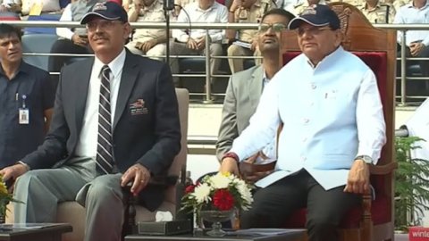 Delhi LG VK Saxena inaugurates 73rd All India Police Athletics Cluster Championship at JLN Stadium