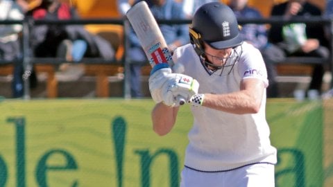 Dharamsala: 3rd day of the fifth Test cricket match between India and England