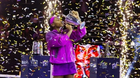 Gauff beats Zheng in thriller to win WTA Finals title