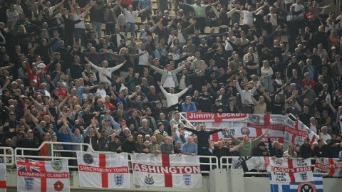 Greek police criticised for using ‘shields and tear gas’ on England supporters