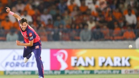 Hyderabad: IPL match between Sunrisers Hyderabad and Rajasthan Royals at Rajiv Gandhi International 