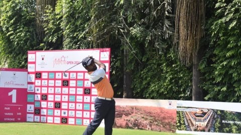 Jaipur Open 2024 golf: Arjun Prasad takes lead with sizzling 8-under 62 in first round