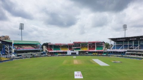 Kanpur: Day 3 of the Second Test cricket match between India and Bangladesh