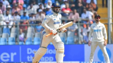 Mumbai: 3rd day of the third Test match between India and New Zealand