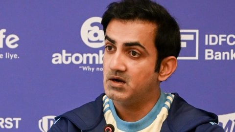 Mumbai: India's Head Coach Gautam Gambhir speaks during a press conference