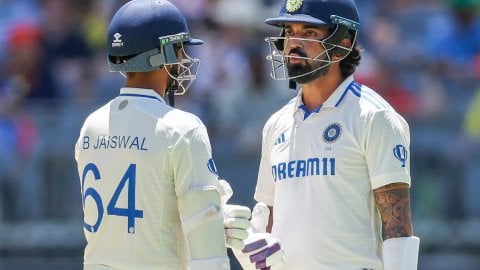 Perth: 2nd day of the first cricket test between Australia and India