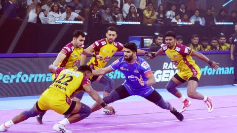 PKL Season 11: Telugu Titans humble table-toppers Haryana Steelers by 22 points