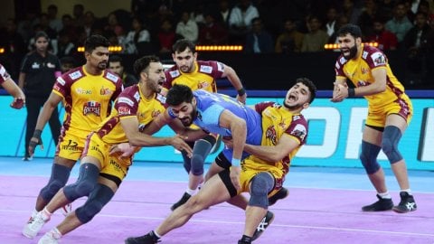 PKL Season 11: Telugu Titans register third straight win to top standings