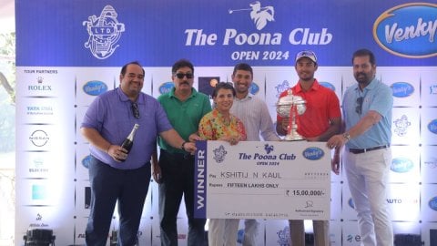 Poona Club Open Golf: Kshitij Naveed Kaul fires cool, confident 67 to claim title