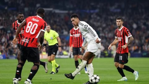 Real Madrid beaten at home to AC Milan in Champions League