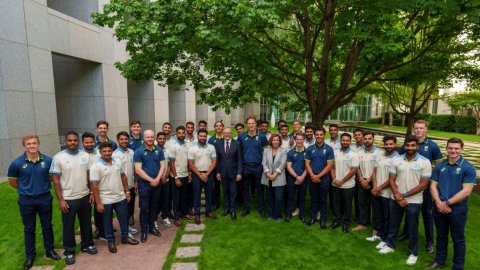 Rohit-led Indian team meets Australian PM Anthony Albanese in Canberra ahead of tour game