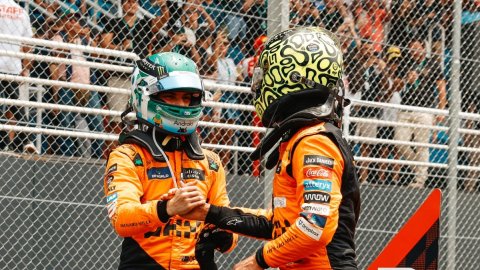 Sao Paulo Grand Prix: McLaren switcheroo secures win for Lando Norris in Sprint Race