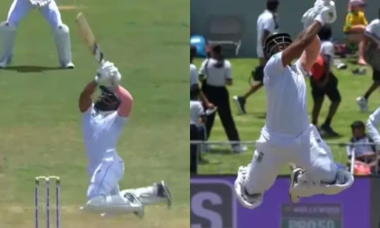 Temba Bavuma Hits Amazing Six Playing Upper Cut Against Sri Lanka Watch அப்பர் கட் ஷாட்டின் மூலம் ரசிகர்களை வியக்க வைத்த டெம்பா பவுமா; வைரல் காணொளி!