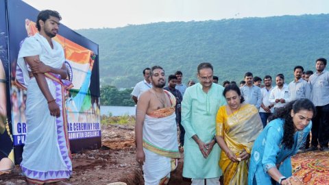 'To elevate next generation': Sindhu performs Bhumi Puja for badminton academy in Vizag (Lead)